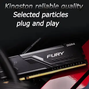 金士頓 HyperX FURY 台式機 DDR4 RAM 4GB 8GB 16GB 2400Mhz 2666Mhz 32