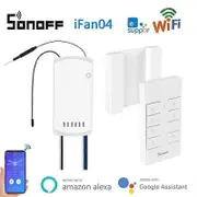 SONOFF iFan03/IFan04 Wifi Celling Fan Switch Module Smart Fan Light Controller 433Mhz RM433 eWeLink APP For Alexa Google home 220V-240V(.119)