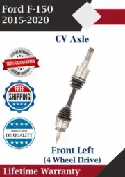 OE Front Left CV Axle For 2015-2020 Ford F-150 4WD W/o Lift Lifetime Warranty (for: Ford)
