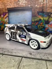 Ken Block 1/10 Ford Cossie Escort White Tamiya Custom Painted Artr