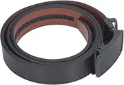 [Generic] Men Leather Belt Automatic Buckle Comfortable Lightweight Soft Durable Cowhide Belt for Business Meetings Daily Wear Size 12 x 12 x 3cm