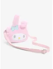 Loungefly Hello Kitty My Melody Plush Crossbody NWT In Hand