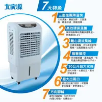 在飛比找蝦皮商城優惠-【大家源】福利品 30L勁涼負離子遙控水冷扇-藍色(TCY-