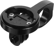 Veemoon Handlebar Bike Computer Mount Cycling Equipment Road Bike Accessory Aluminum Alloy Secure Mounting Black
