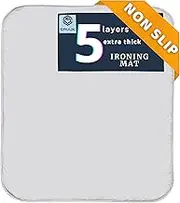 Ironing Mat for Table Top, Ironing Blanket, Portable Ironing Pad for Washer, Dryer, Pad for Travel, Non Slip Dots Backing, Iron Board Alternative Cover with Padding for Laundry (20x28 inch)