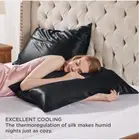 Bedsure Marilyn Monroe™Mulberry Silk Pillowcase Lace Print Single NWT Size Queen