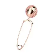 Rose Gold Stainless Steel Tea Strainer With Handle