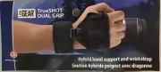DSLR Camera Trueshot Dual Grip Hand Support & Wrist Strap With Metal Plate New