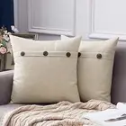 Miulee Set Of 2 Decorative Linen Throw Pillow Covers Cushion Case Trip