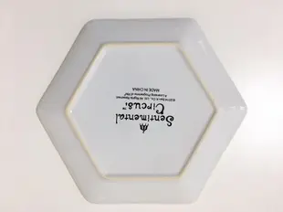 (幾乎全新)7-11 深情馬戲團 六角拼圖 陶瓷餐盤