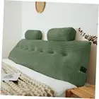 Headboard Pillow King with 2 Pack Neck Roll King：76x8x20 Inches Sage Green