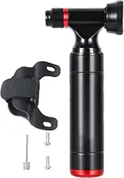 Portable Co2 Inflation Kit - Mini Tire Pump Set, Cartridge Inflator Tool | Quick Air Filler for Bikes, Compact Inflation Device with Refill Canisters for On-The-Go Repair and Outdoor Riding