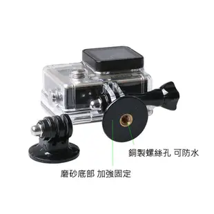 GOPRO/SJCAM 1/4螺絲孔 相機雲台 三腳架轉接頭 運動相機 配件 腳架轉接 1/4螺牙 轉接螺母 GP-49