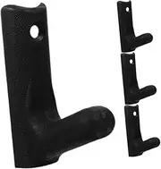 Milisten 4pcs Wall Mounted Barbell Storage Rack Weight Bar Holder for Home Gym Easy Installation Fitness Equipment Organizer Space-Saving Design Lightweight and Practical