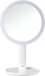 EKO - iMira 5X Magnifying LED Mirror - Advanced Ultra Clear Mirror, Matte White, 5X Magnification, 18cm
