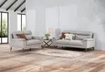 CASPIAN Leather Sofa Pair