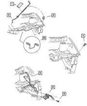 Genuine Mopar Prop Rod Clip J4007456