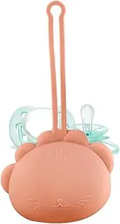 MLqkpwy Nipple Holder Case | Toddler Pacifier Storage Pouch,Compact Nipple Organizer Pouch for Long Trips, Walks, Camping, Business Trips