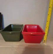 Ceramic Stoneware Mini Loaf Pan Bake Cakes Breads Or Use Dish To Reheat