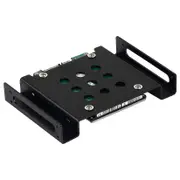 Orico Aluminium 5.25in to 3.5in/2.5in Hard Drive Caddy Black