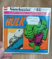 Incredible Hulk View-Master 3 Reels Set Marvel 3D *NEW SEALED NOS 70s