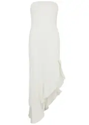 Free People Made Me Blush Cotton Midi Dress - Ivory - XS XS