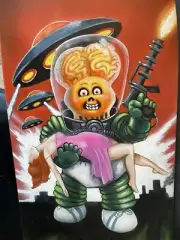 Garbage Pail Kids - Alien Ian/Outer Space Chase Skateboard - Custom Painted