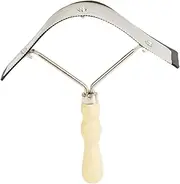 Sweat Scraper - Grooming Tool for Horse | Wooden Handle Sweat Scraper for Horse, all-season horse grooming kit, Coarse Curry Combo, Horse Tool, Shedding Brush for Horses and Cows