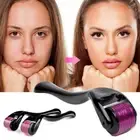 `Derma Roller Titanium Micro Needle Growth Beard Hair Regeneration Skin Care AU·