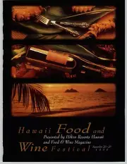 1995 Hawaii Food And Wine Festival Promo Hilton Resorts Hawaii Vintage Print Ad