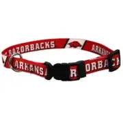 Arkansas Razorbacks NCAA Officially Licensed Dog Collar, Leash or Harness Nylon
