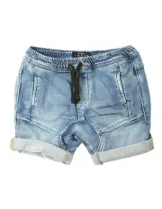[Indie Kids by Industrie] Arched Drifter Short (0-2 years) in Light Denim