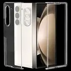 2in1 Clear Lens Protector Hard PC Cover f Samsung Galaxy Z Fold 6 SM-F956U Phone