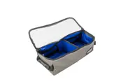 Kings Plus Clear Top Canvas Bag - Small - Clear PVC Lid with SBS Zippers - 370GSM Grey Canvas