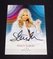 2017 Benchwarmer STACY FUSON Dreamgirls #49 Gold Foil Auto PLAYBOY Playmate Sexy
