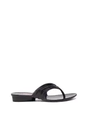[Diesel] Diesel - Sculptural flip-flops in Melflex - Sandals - Woman - Black 40 Black