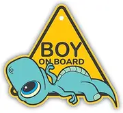 Baby On Board Dinosaur Vinyl Sticker Decal