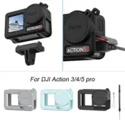 Silicone Protective Cover Case Lens Cap for DJI Action 3/4/5pro Camera Accessory