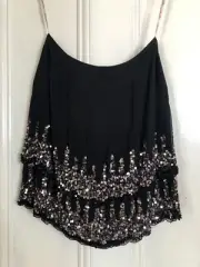 Alannah Hill Silk Sequin Embellished Glam Skirt Sex And The City S 8 Stunning