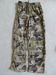 New Men's Duck Dynasty Fleece Camo Sleep Lounge Pajama Pants Camouflage Sz Small