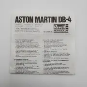 Revell Monogram 1/25 1960 Aston Martin DB4 562 Parts Instructions Directions