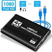 4K 1080P Audio Video Capture Card HDMI to USB 3.0 Game Capture Card For PS4/PC