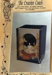 Vintage Tole Pattern Packet: Candle Box Front - Fall by Laurie Speltz