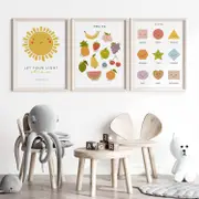 [Namly Design] Poster - Let Your Light Shine Set of 3