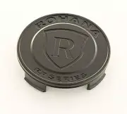 ROHANA FLAT MATTE BLACK WHEEL CENTER CAPS FOR ROHANA RF SERIES WHEELS SET OF 4