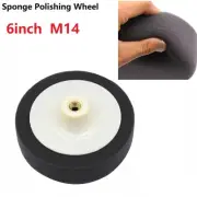 For Car Polishing Sponge Heads Roundness Sponge Foam 150mm 6inch Black
