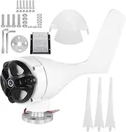 XTevu 1200W Small Wind Turbine Kit, 3 -Blade Power Parts Industrial Machinery Equipment for Marine and Home Charging - Industrial Machinery Equipment (48V)
