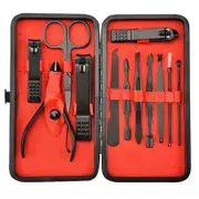 15pcs Nail Clippers Stainless Steel Pedicure Kit Nail File Sharp Nail Scissors and Clipper Manicure Kit Fingernails Toenails