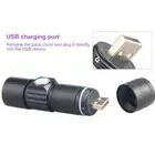 395nm Led UV Flashlight Torch Light Ultra Violet lamp USB Rechargeable Blackligh