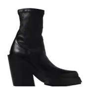 Vic Matie Pointed Toe Ankle-Length Boots 41 Black